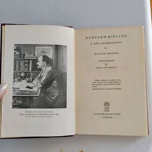 Rudyard Kipling Book by Hilton Brown